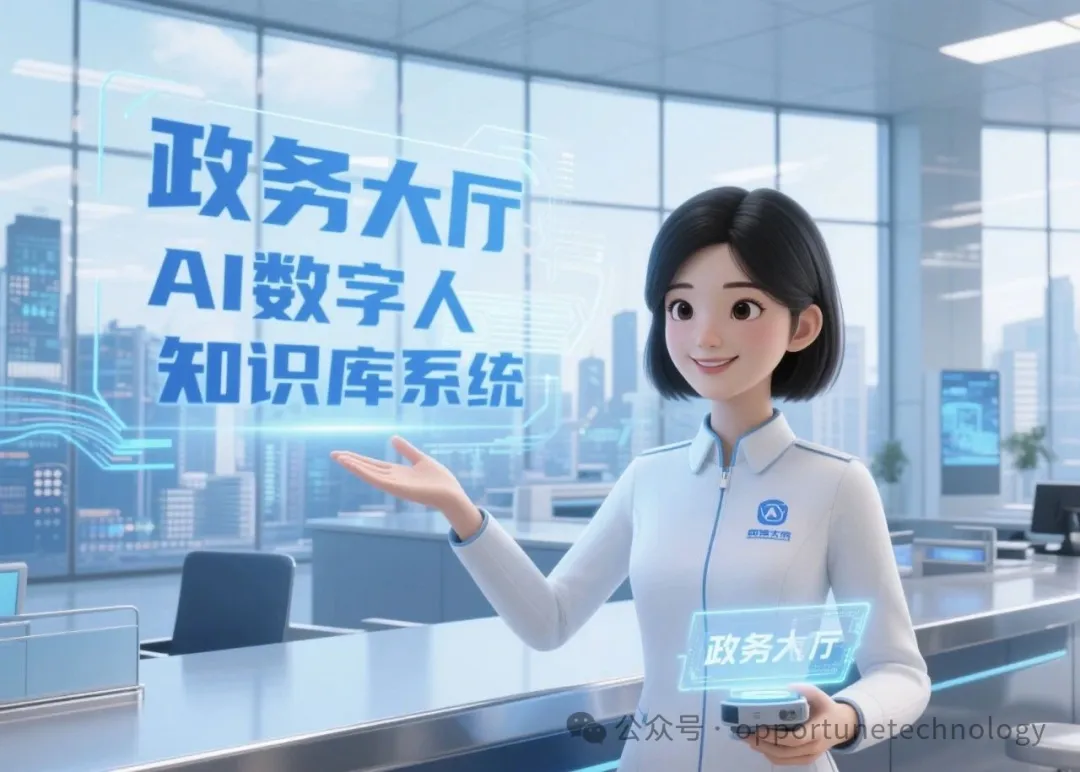 上线啦|政务大厅AI数字人知识库系统